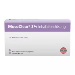MUCOCLEAR 3% NaCl inhalation solution, 20X4 ml