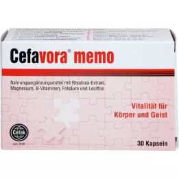 CEFAVORA memo soft gelatine capsules, 30 pcs