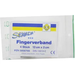 Senada finger bandage 2x12 cm, 4 pcs