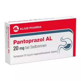 PANTOPRAZOL AL 20 mg with sodbr.gastric juice tablet, 14 pcs