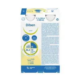 DIBEN DRINK Vanilla 1.5 kcal/ml, 24X200 ml