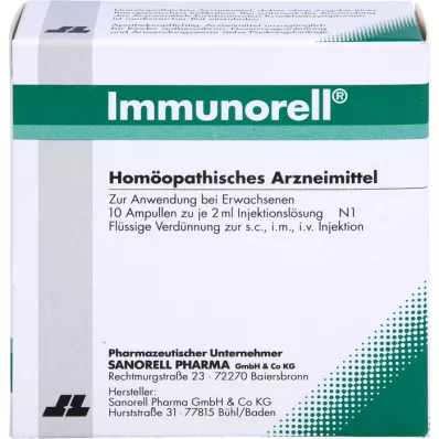 IMMUNORELL Solution for injection, 10X2 ml IMMUNORELL Solution for injection, 10X2 ml