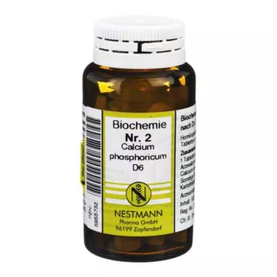 BIOCHEMIE 2 Calcium phosphoricum D 6 tablets, 100 pcs BIOCHEMIE 2 Calcium phosphoricum D 6 tablets, 100 pcs