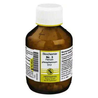 BIOCHEMIE 3 Ferrum phosphoricum D 12 tablets, 400 pcs