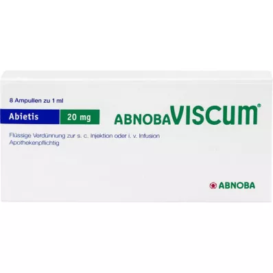 ABNOBAVISCUM Abietis 20 mg ampoules, 8 pcs