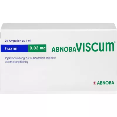 ABNOBAVISCUM Fraxini 0.02 mg ampoules, 21 pcs