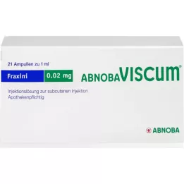 ABNOBAVISCUM Fraxini 0.02 mg ampoules, 21 pcs