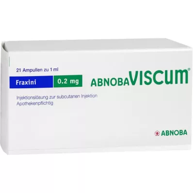 ABNOBAVISCUM Fraxini 0.2 mg ampoules, 21 pcs