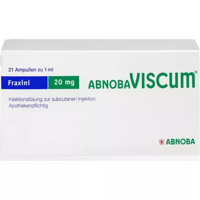 ABNOBAVISCUM Fraxini 20 mg ampoules, 21 pcs