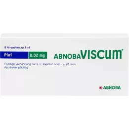 ABNOBAVISCUM Pini 0.02 mg ampoules, 8 pcs