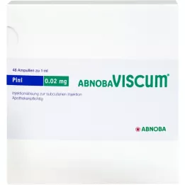 ABNOBAVISCUM Pini 0.02 mg ampoules, 48 pcs