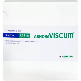 ABNOBAVISCUM Quercus 0.02 mg ampoules, 48 pcs