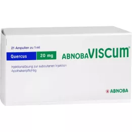 ABNOBAVISCUM Quercus 20 mg ampoules, 21 pcs