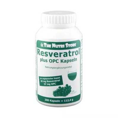 RESVERATROL PLUS OPC capsules, 200 pcs
