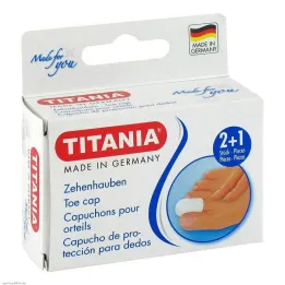 Toe covers 2 small and 1 large Titania, 3 pieces