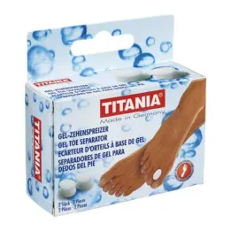 Toe separators made of gel Titania, 2 pcs