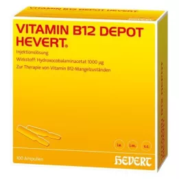 VITAMIN B12 DEPOT Hevert ampoules, 100 pcs