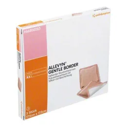 Allevyn Gentle Border 17.5x17.5 cm bandage, 5 pcs