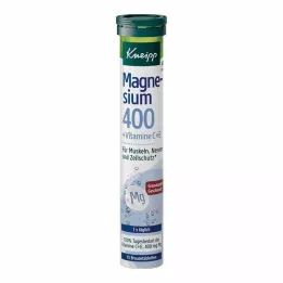 KNEIPP Magnesium 400+C+E effervescent tablets, 15 pcs