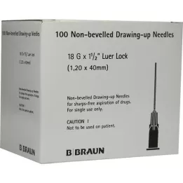 STERICAN Cannulas 18 Gx1 1/2 1.1x40 blunt, 100 pcs