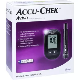 Accu Chek Aviva blood glucose meter MG / DL and lancing help, 1 pcs