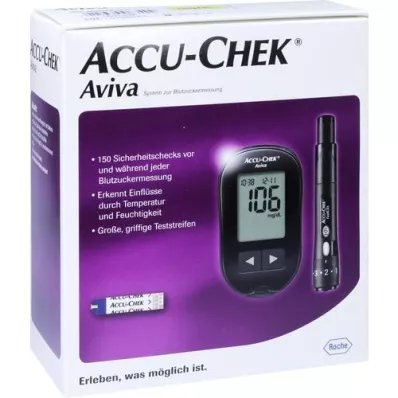 Accu Chek Aviva Urządzenie do pomiaru cukru Aviva MG / DL i pomocy z kolanami, 1 szt