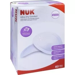 NUK Depositi infermieristici Comfort Ultra Dry, 60 pz