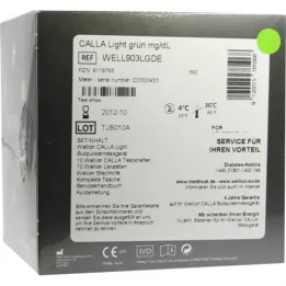 Wellion Calla Light Blood Glucose Meter MG / DL Green, 1 pcs