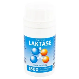 Lactase 1500 FCC enzyme capsules, 100 pieces