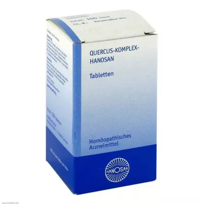 QUERCUS KOMPLEX Hanosan tablets, 100 pcs QUERCUS KOMPLEX Hanosan tablets, 100 pcs