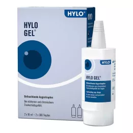 HYLO-GEL Eye drops, 2X10 ml