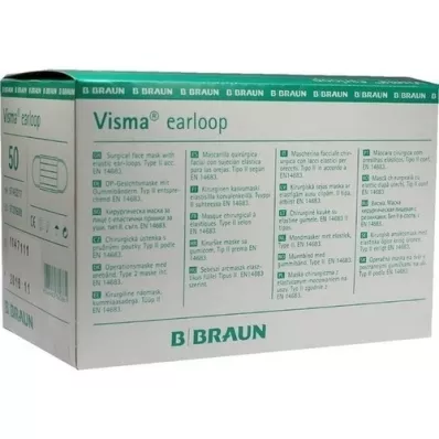VISMA ear-loop OP-face mask, 50 pcs VISMA ear-loop OP-face mask, 50 pcs
