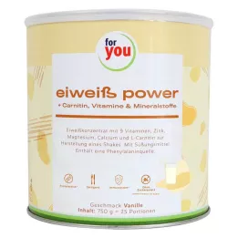 For you eggweiss power vanilla, 750 g