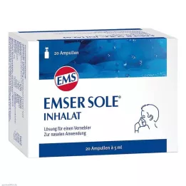 EMSER Sole Inhalation Solution for Nebulizer, 20 pcs