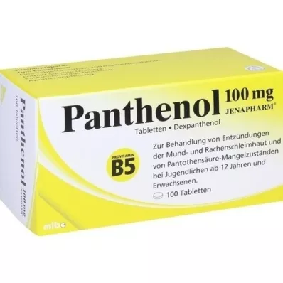 PANTHENOL 100 mg Jenapharm Tabletten, 100 St