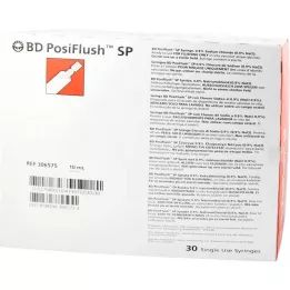 BD POSIFLUSH SP Flushing system prefilled syringes, 30X10 ml