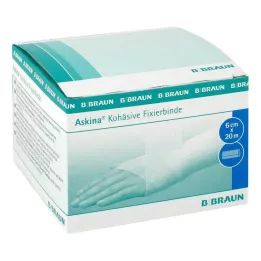 ASKINA Fixation bandage cohesive 6 cmx20 m, 1 pc