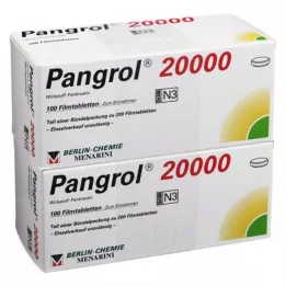 PANGROL 20,000 gastro-resistant tablets, 200 pcs