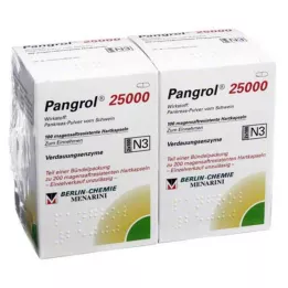PANGROL 25,000 hard capsules with enteric coated pellets, 200 pcs