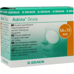 ASKINA Ocula eye compr.56x72 mm unsterile, 5 pcs