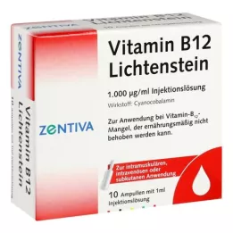 VITAMIN B12 1,000 μg Lichtenstein ampoules, 10x1 ml