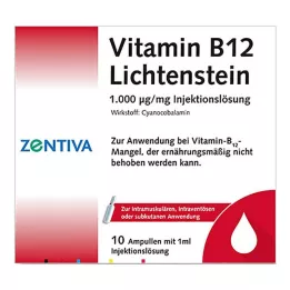 VITAMIN B12 1,000 μg Lichtenstein ampoules, 10x1 ml