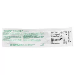 VASOFIX Braunüle 18 G 33 mm green/white, 1 pc
