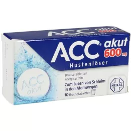 ACC Acute 600 effervescent tablets, 10 pcs
