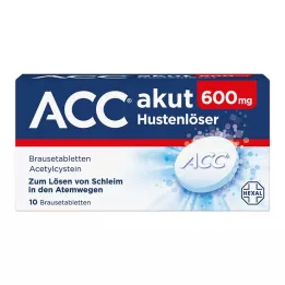 ACC acute 600 effervescent tablets, 10 pcs