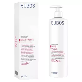 EUBOS FLÜSSIG red with fresh scent with dosing pump, 400 ml