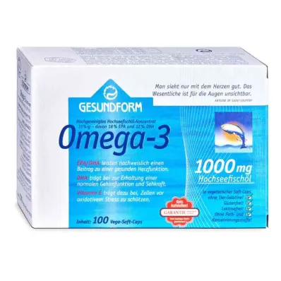 Healthy form Omega-3 1,000 mg Vega Soft capsules (100 pieces)