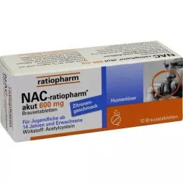 NAC-ratiopharm akut 600 mg Hustenlöser Brausetabl., 10 St