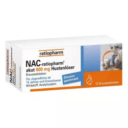 NAC-ratiopharm akut 600 mg cough expectorant effervescent tablets, 10 pcs