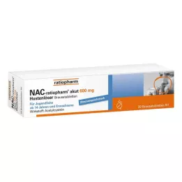 NAC-ratiopharm akut 600 mg cough expectorant effervescent tablets, 20 pcs